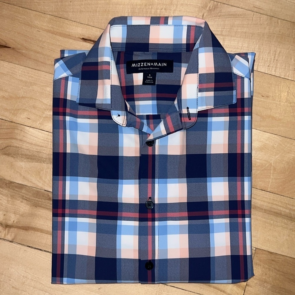 Men’s Mizzen+Main Long Sleeve Button Down​